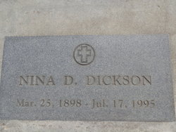 Nina Delores <I>Robertson</I> Dickson 