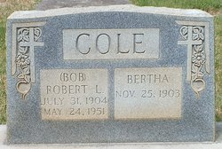 Bertha “Berba” <I>Ross</I> Cole 