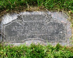 Alice M. <I>Blanchard</I> Berg 