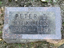 Peter T DeKlein 
