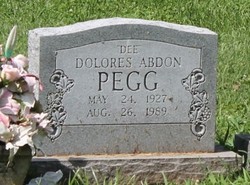 Delores <I>Abdon</I> Pegg 