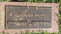 Rose Marie <I>Olsufka</I> Brown 