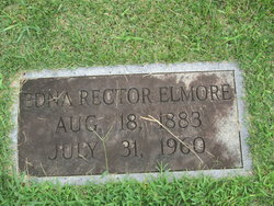 Edna F <I>Rector</I> Elmore 