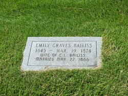 Emmaline Collier “Emily” <I>Graves</I> Bailess 