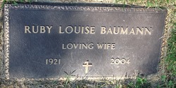 Ruby Louise <I>Noe</I> Baumann 