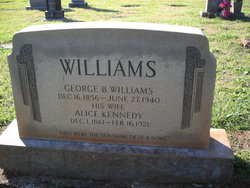 Alice <I>Kennedy</I> Williams 