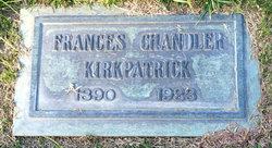 Franciska “Frances/Fran” <I>Chandler</I> Kirkpatrick 