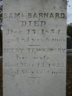 Betsey <I>Tewksbury</I> Barnard 