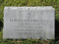 Fr Sterling Joseph Wolfgang Bruno Mimms Jr.