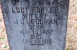 Lucy Elizabeth <I>Barker</I> Goodman 