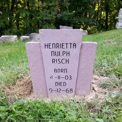 Henrietta Alverta <I>Nulph</I> Risch 