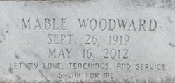 Mable <I>Woodward</I> O'Neal 