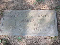Louise <I>Henderson</I> Baker 