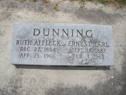 Ruth <I>Affleck</I> Dunning 