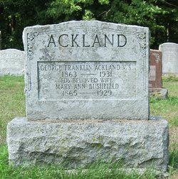 Mary Ann <I>Bushfield</I> Ackland 