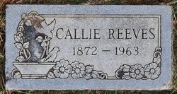 Mrs Dorinda Callie <I>Price</I> Reeves 