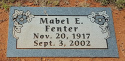 Mabel Elizabeth <I>Montgomery</I> Fenter 
