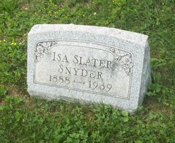 Isa May <I>Slater</I> Snyder 