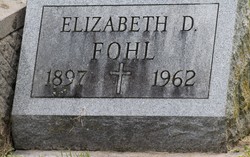 Elizabeth D. <I>Davis</I> Fohl 