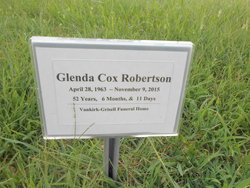 Glenda <I>Cox</I> Robertson 