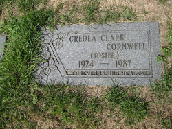 Creola Clark <I>Foster</I> Cornwell 