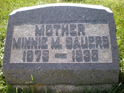 Minnie M. <I>Confer</I> Sauers 