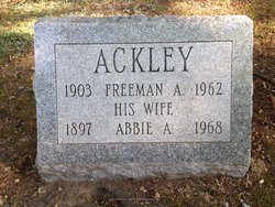 Abbie Ann <I>Morrill</I> Ackley 