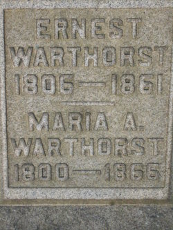 Maria Anna “Anna” Warthorst 