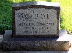 Betty Lou Constance <I>Todd</I> Bol 
