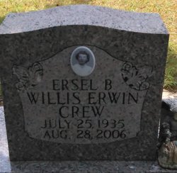 Ersel B. Willis <I>Erwin</I> Crew 