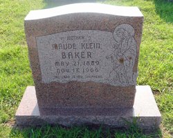 Maude <I>Klein</I> Baker 