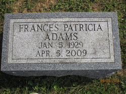 Frances Patricia “Patty” <I>O'Toole</I> Adams 