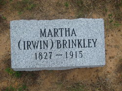 Martha J <I>Irwin</I> Brinkley 