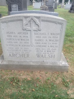 Agnes <I>Walsh</I> Archer 