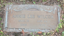 Annie Lee <I>Kitkland</I> Wilcox 