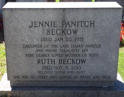 Jennie <I>Panitch</I> Beckow 
