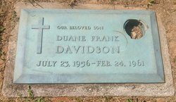 Duane Frank Davidson 