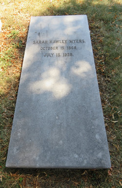 Sarah <I>Hawley</I> Myers 