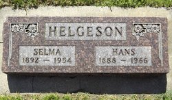 Selma Julia <I>Thorson</I> Helgeson 
