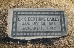 Dr Spruce Berthine Bailey 