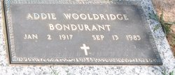 Addie <I>Wooldridge</I> Bondurant 