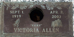 Victoria “Vicky” Allen 
