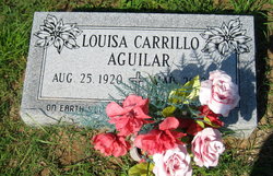 Louisa <I>Carrillo</I> Aguilar 