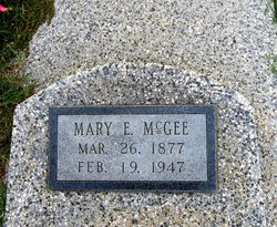 Mary Elizabeth <I>Scribner</I> McGee 