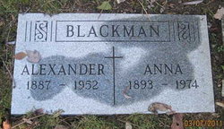 Alexander Worden “Alex” Blackman Sr.