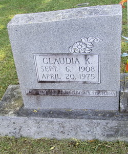 Claudia <I>Kemp</I> Barbour 