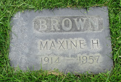 Maxine Hazel <I>Horn</I> Brown 