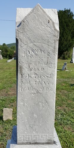 Hannah S. <I>Hammond</I> Beckhorn 