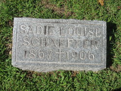 Sadie Louise <I>Mayes</I> Schaeffer 