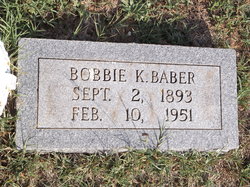 Bobbie Kincaid <I>Brewer</I> Baber 